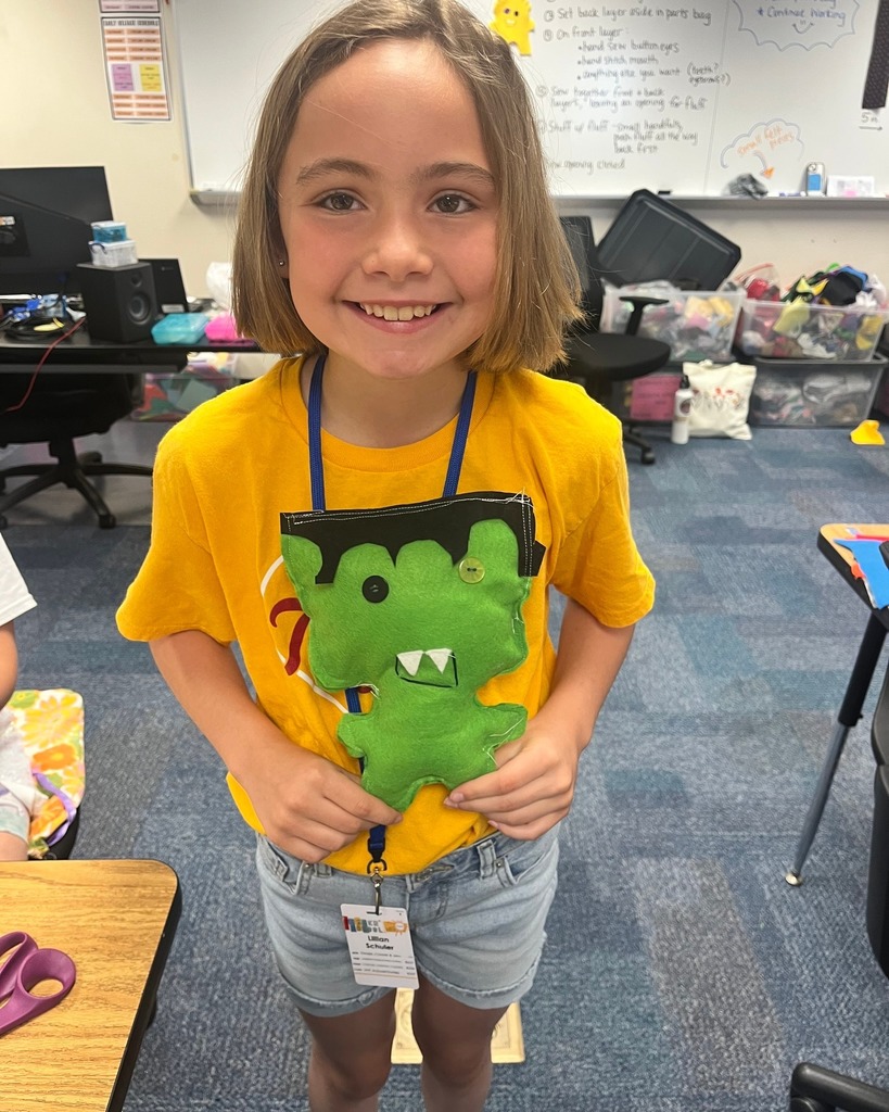 🧵👾 Monster-Making in Design, Create, and Sew! 👾🧵 Our talented students in the Design, Create, and Sew class have been busy turning felt and thread into frightfully fun creations—monster plushies! 🎨🪡
