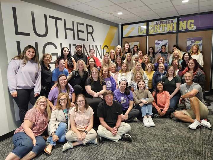 The Luther Lightning team is charged up and ready to go! We can't wait to welcome students back and spark an amazing 2025–2026! ⚡