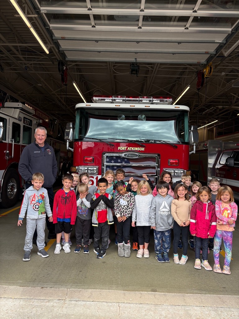 Purdy Kindergarteners from Mrs. Johnson's class enjoyed a beautiful fall walk to visit the fire station last week! 🍂🚒