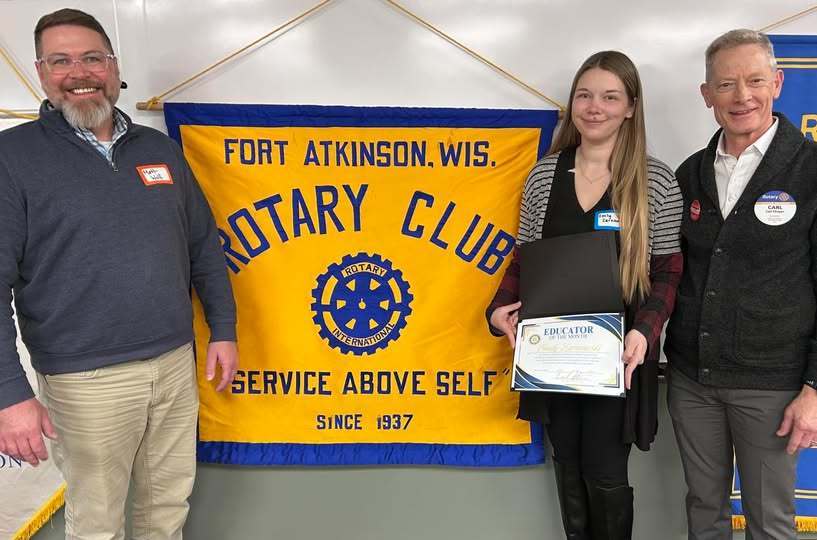 Fort Atkinson Middle School is proud to celebrate Emily Zarnowski, who has been selected as the Rotary Club of Fort Atkinson’s Teacher of the Month for April. 🎉