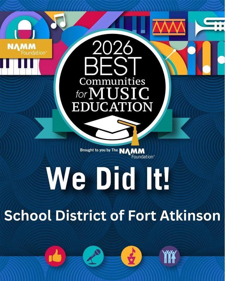 We are proud to share that SDFA has been recognized with the 2026 NAMM Best Communities for Music Education designation for 15 consecutive years. What an incredible achievement! 🎶🎵
