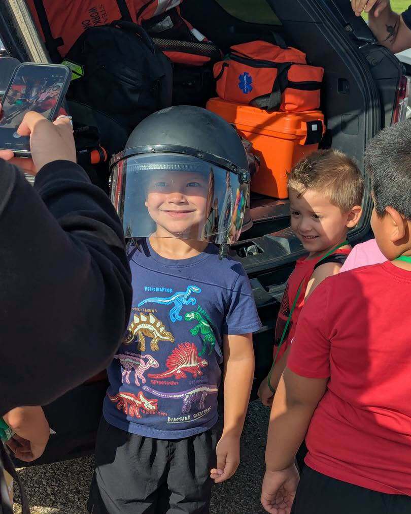 Our Mini Kindergarteners have been lucky to welcome so many wonderful visitors to our Safety City program this summer! 🚓🚒🚑