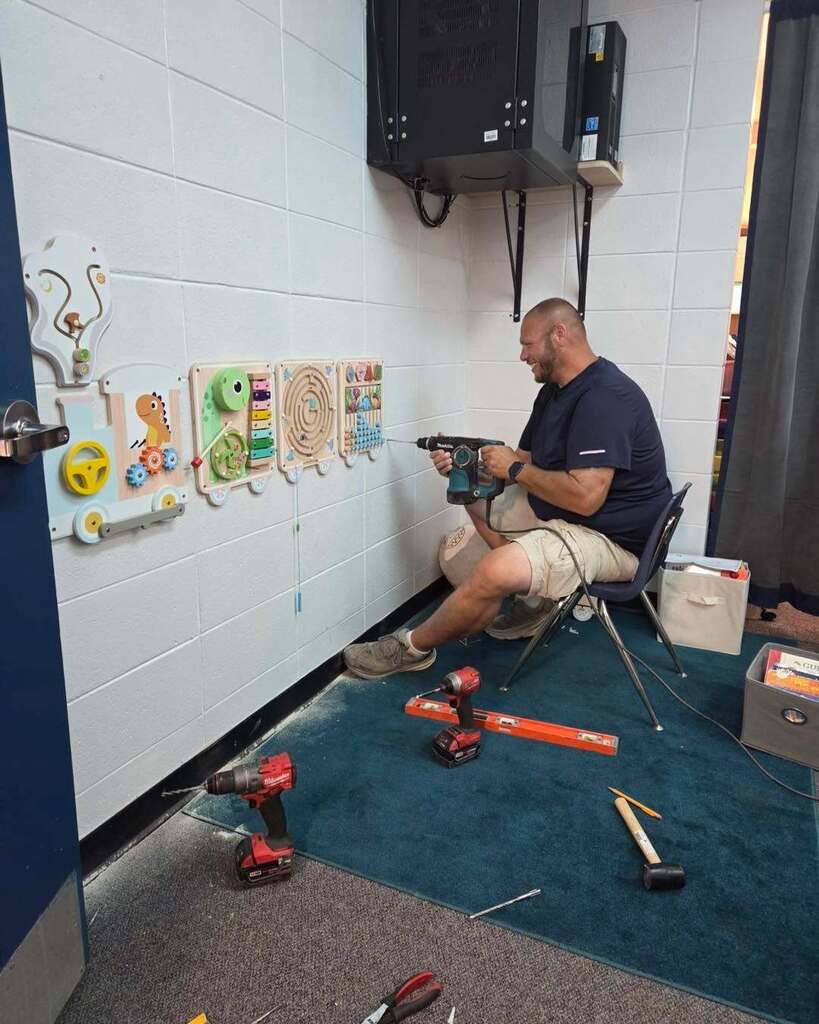 Our Buildings and Grounds team works hard behind the scenes to ensure our classrooms are safe, welcoming, and functional for students and staff. 😁🔧  Thank you for everything you do to keep our school running smoothly at #1Fort!