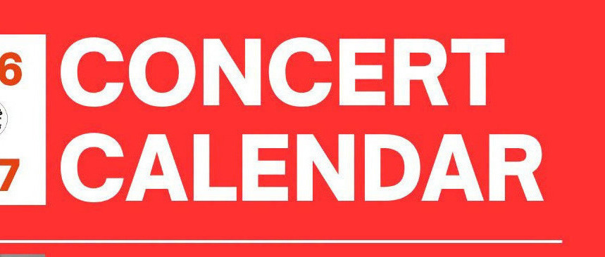 2026-2027 Concert Calendar Flier