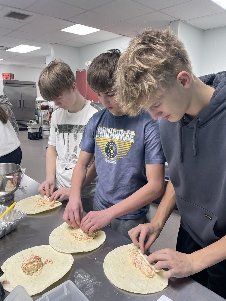 Freshman roll enchiladas 