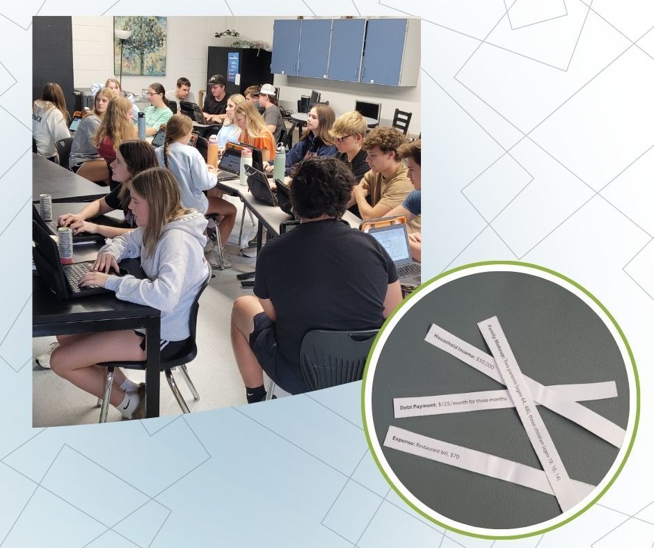 Seniors in Real Life Economics begin to budget
