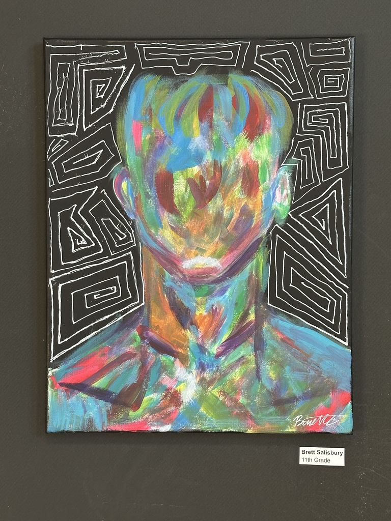 Brett Salisbury abstract portrait