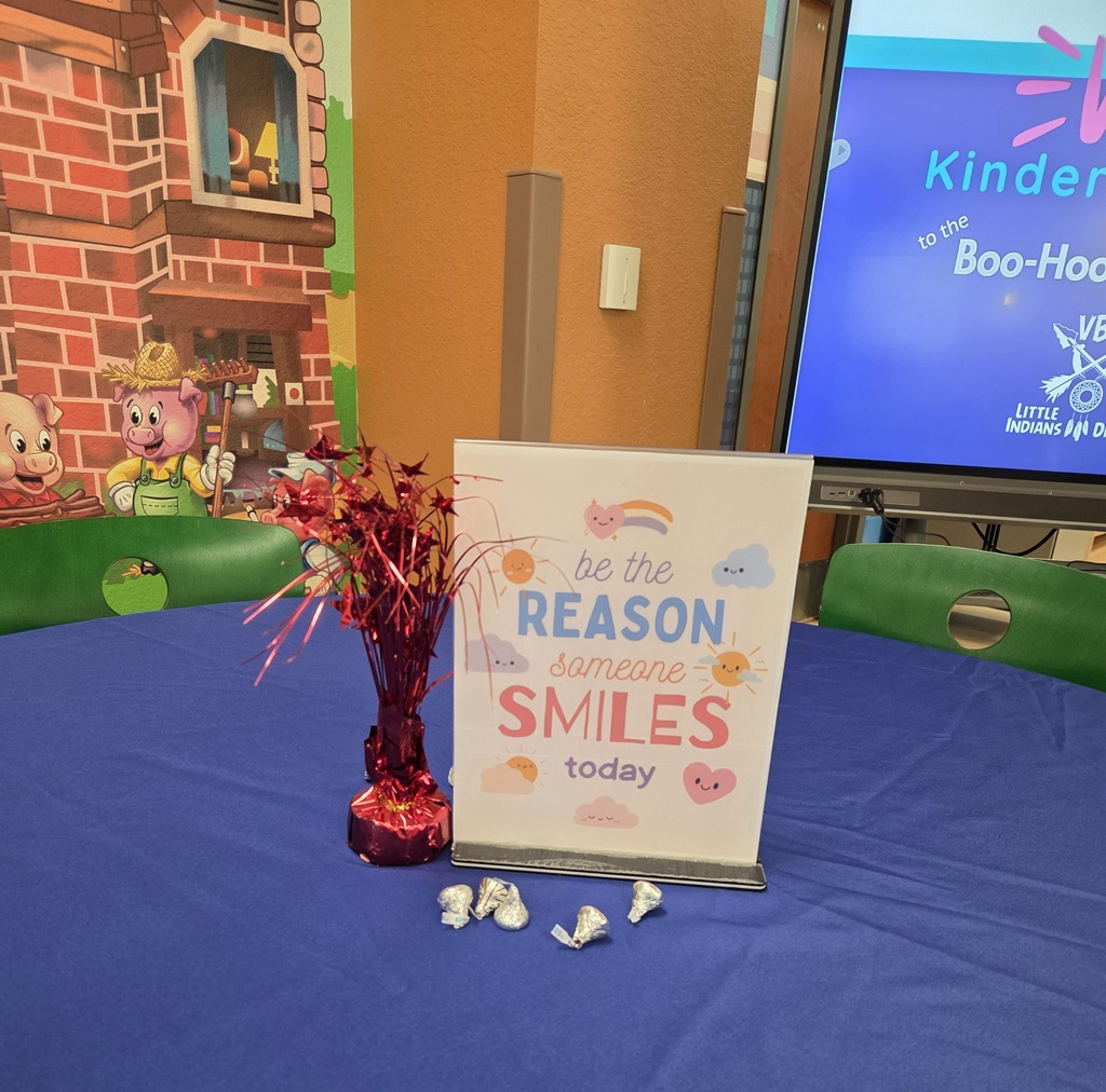 sign on table