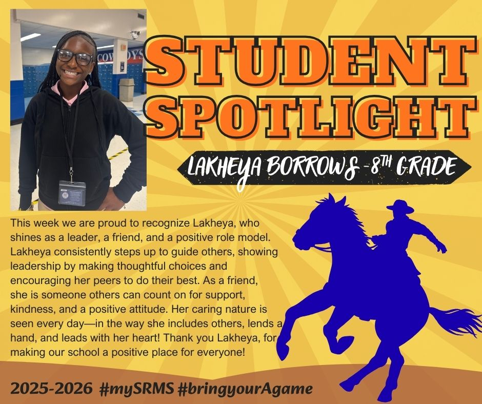 This week's SRMS Trailblazer - Blazing a path of excellence!