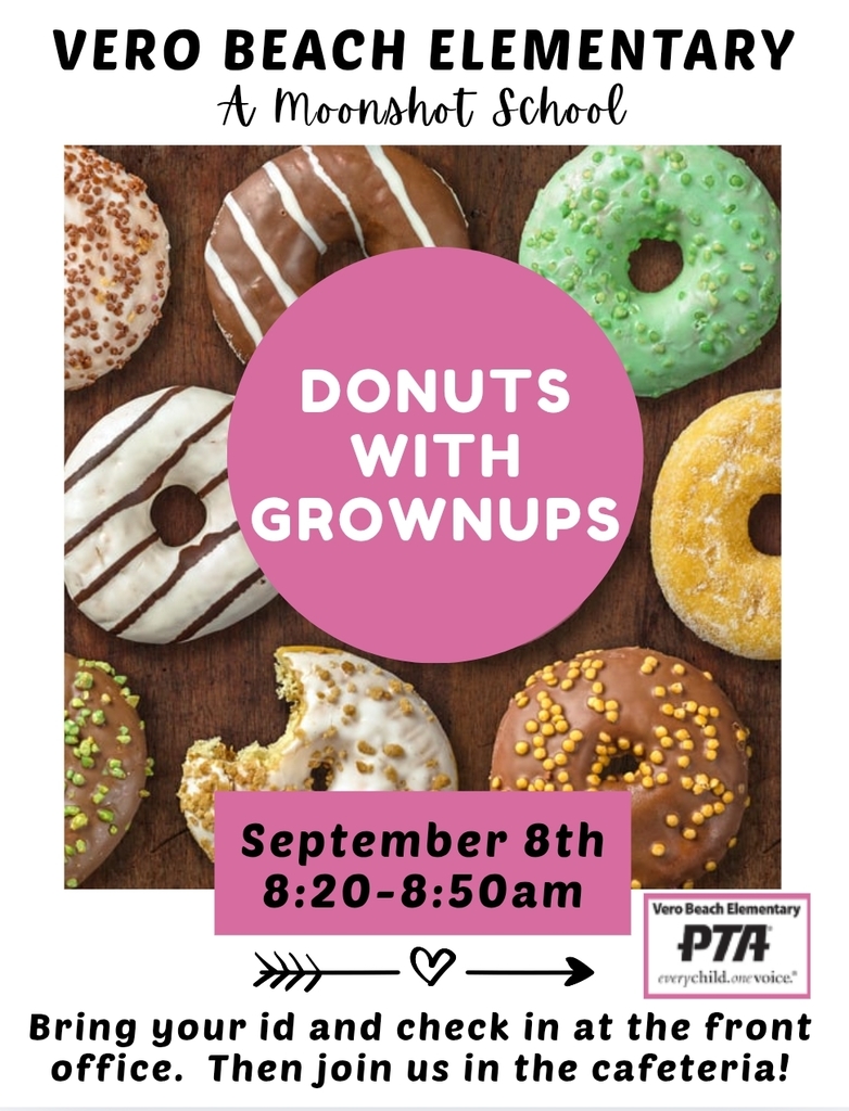 flyer for donuts with grownups