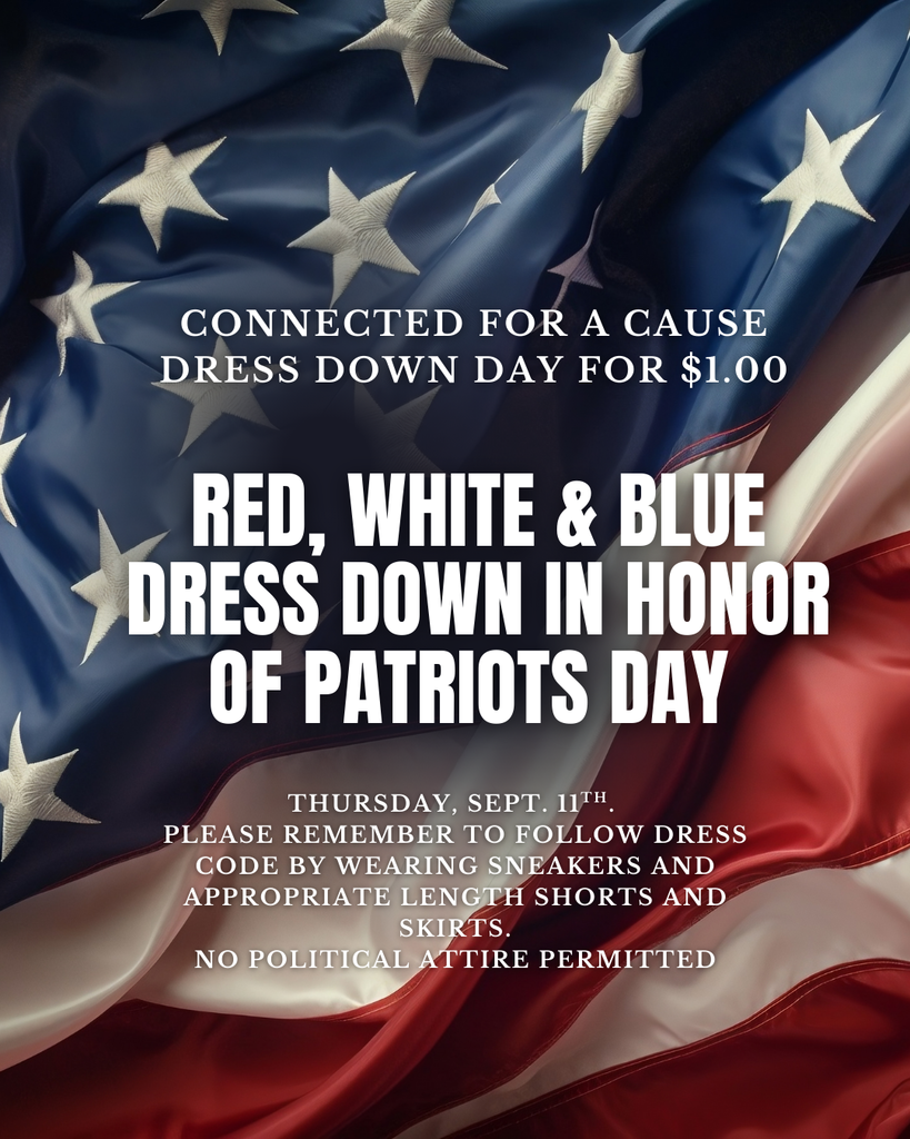 Red, White and Blue Dress Down Day