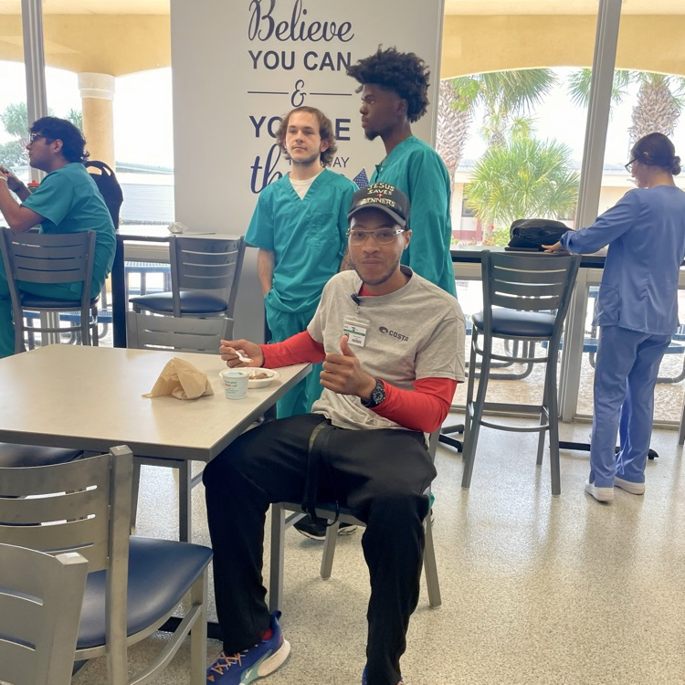 Enjoying the social. 