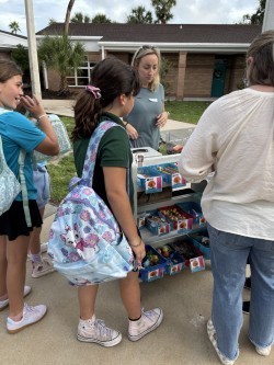 The Beachland PBIS Store was in full swing.