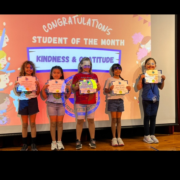Student of the Month Ceremony