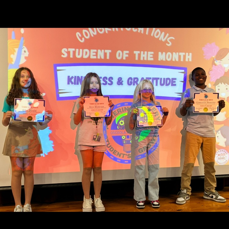 Student of the Month Ceremony 
