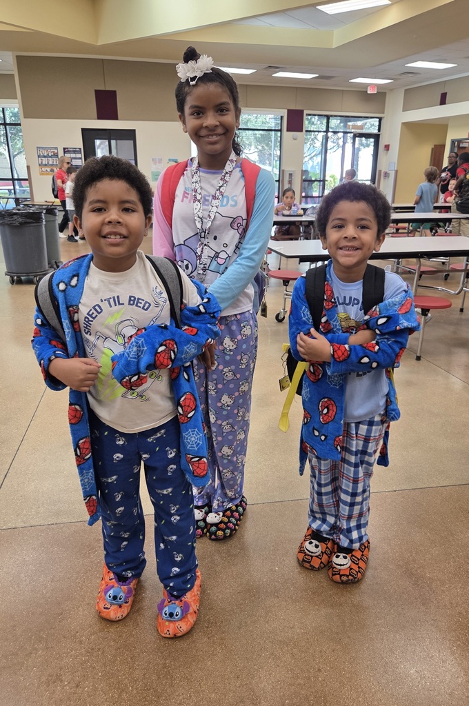 students with pajamas