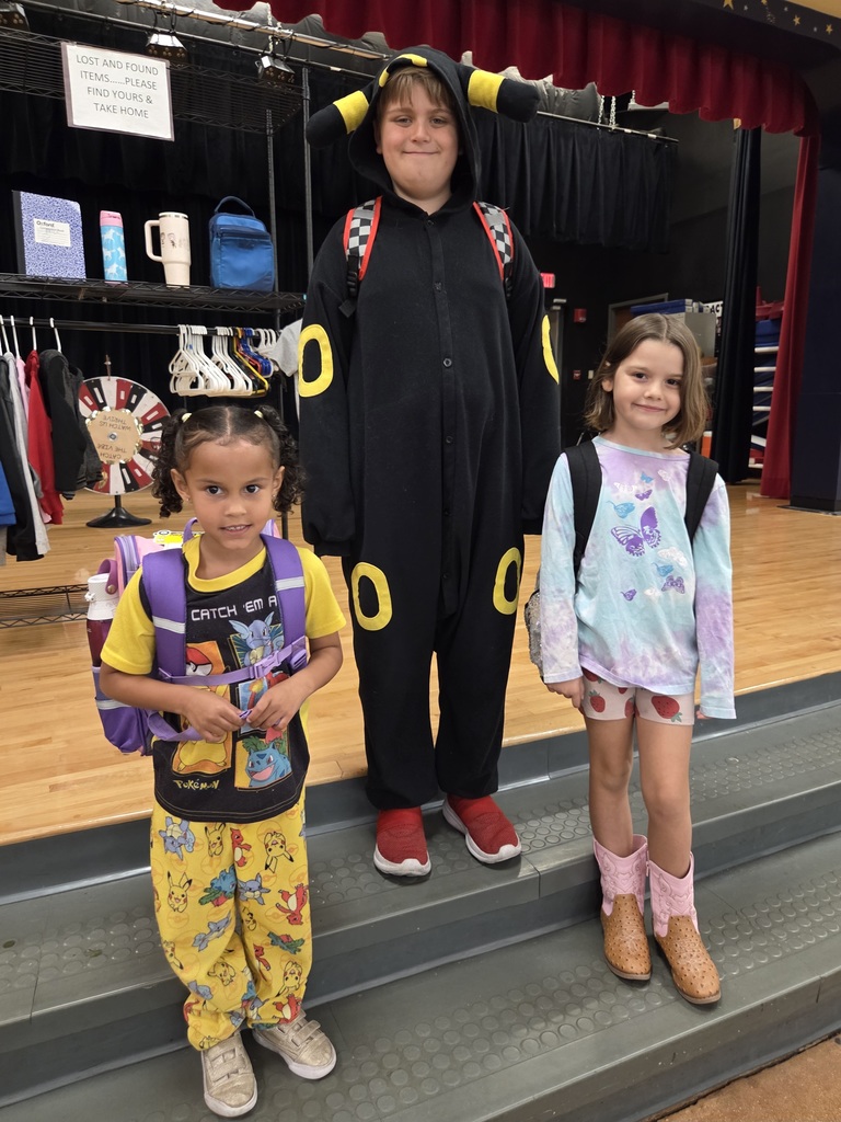 students with pajamas