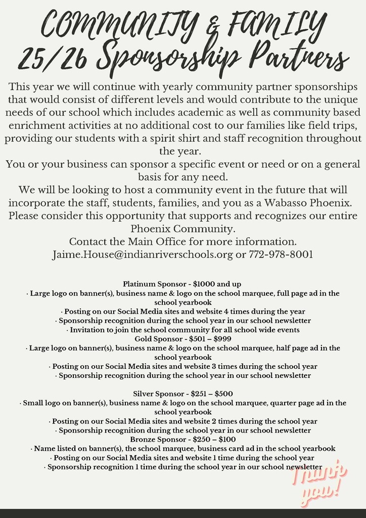 Community and family sponsorships