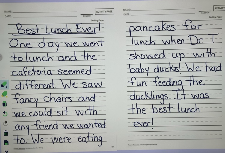 narrative writing