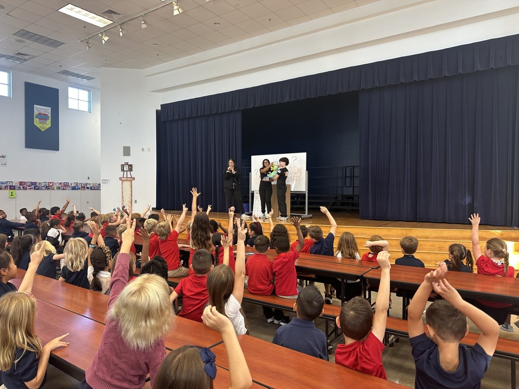 Students engaging in presentation