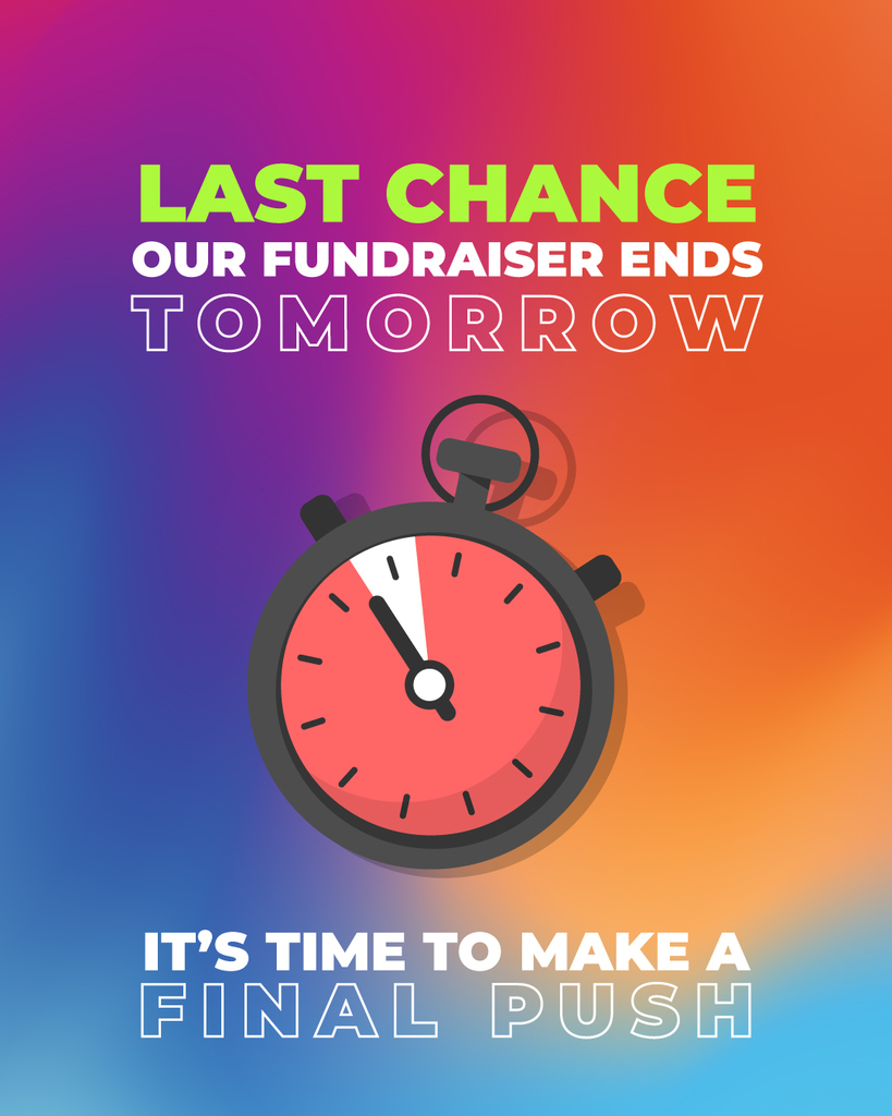 Fundraiser ends tomorrow!