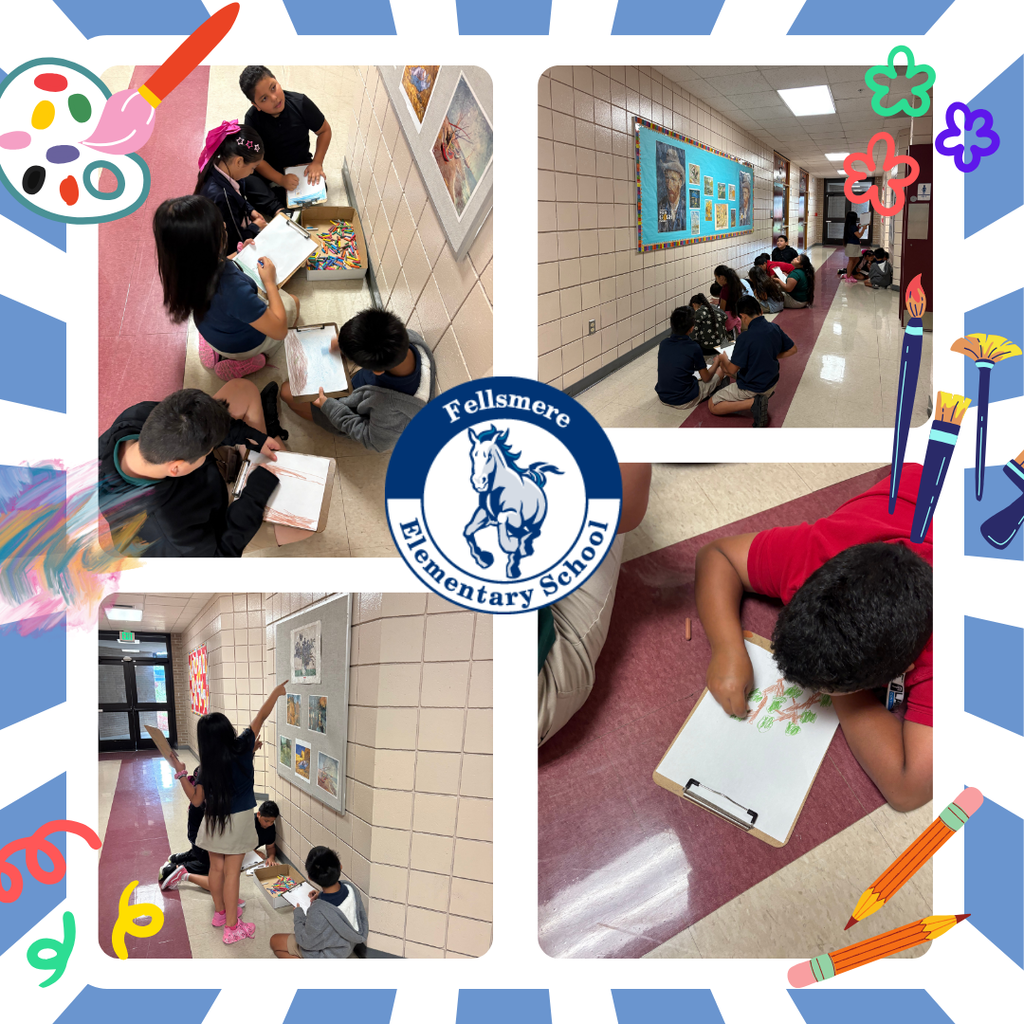 3rd Graders Drawing