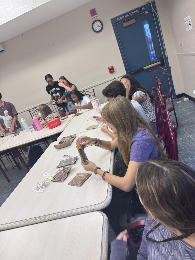 Students in culinary arts trying MREs.