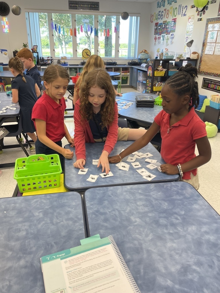 Students engaging in science and math