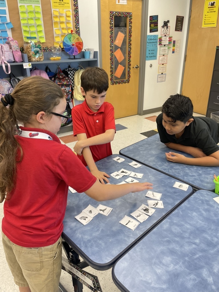 Students engaging in science and math