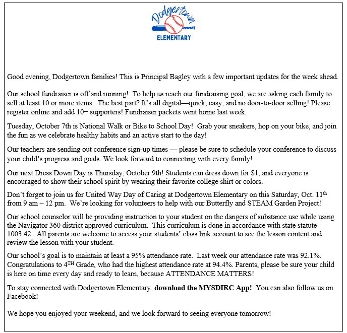 Weekly Updates