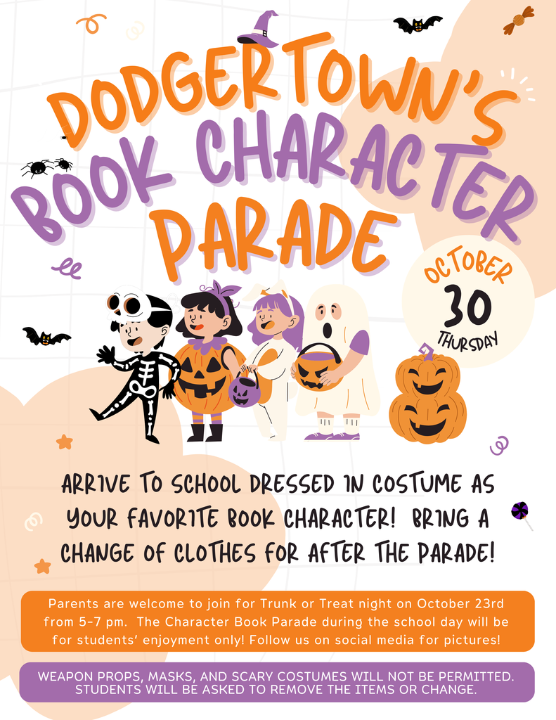 Book Character Parade Flyer