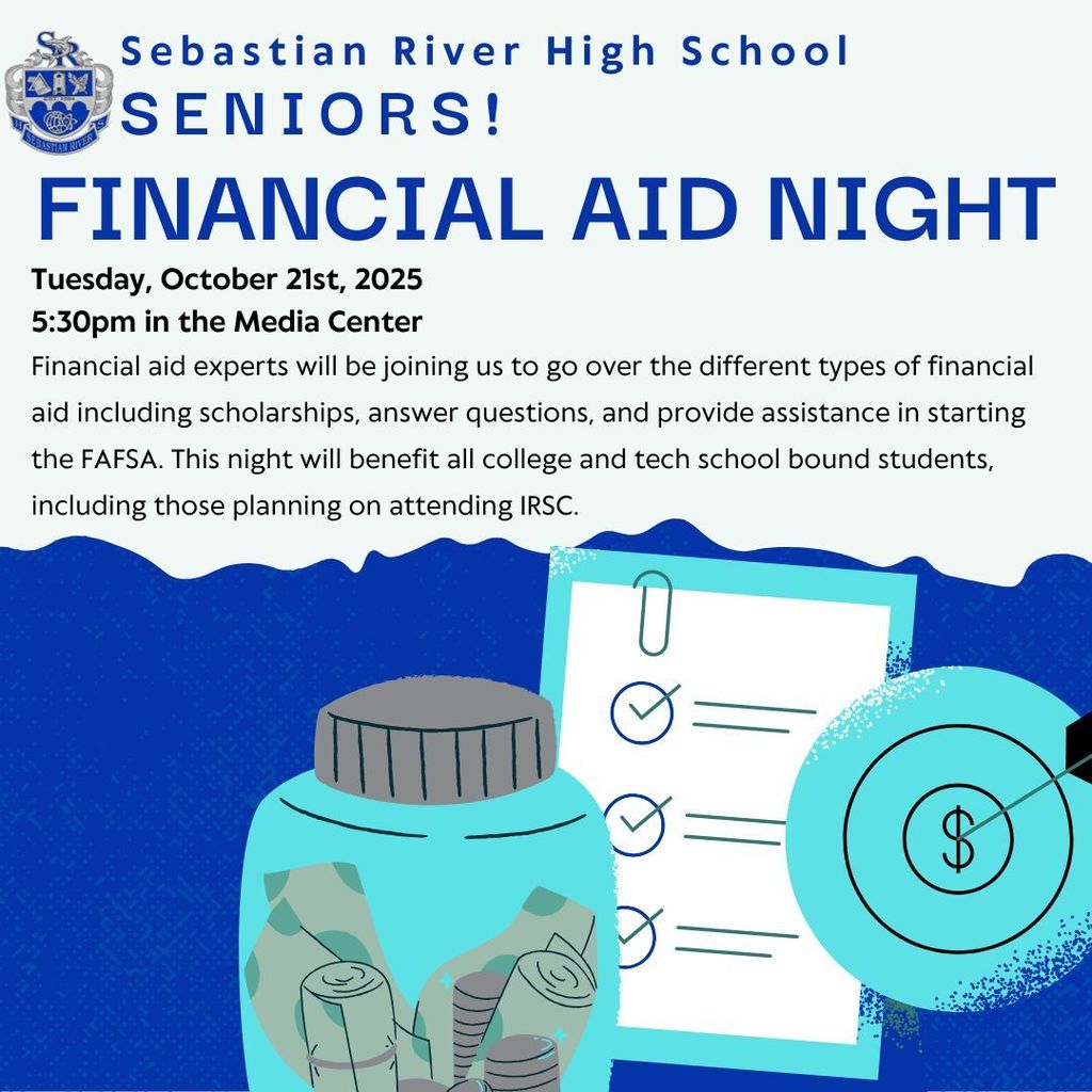 Flyer for financial aid night