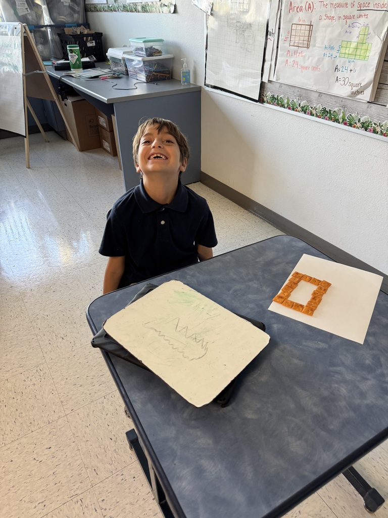 students using cheez its in math