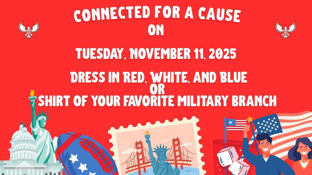 Wear Red White and Blue