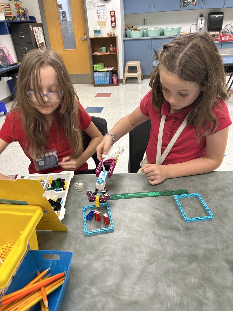 students working on lego spike