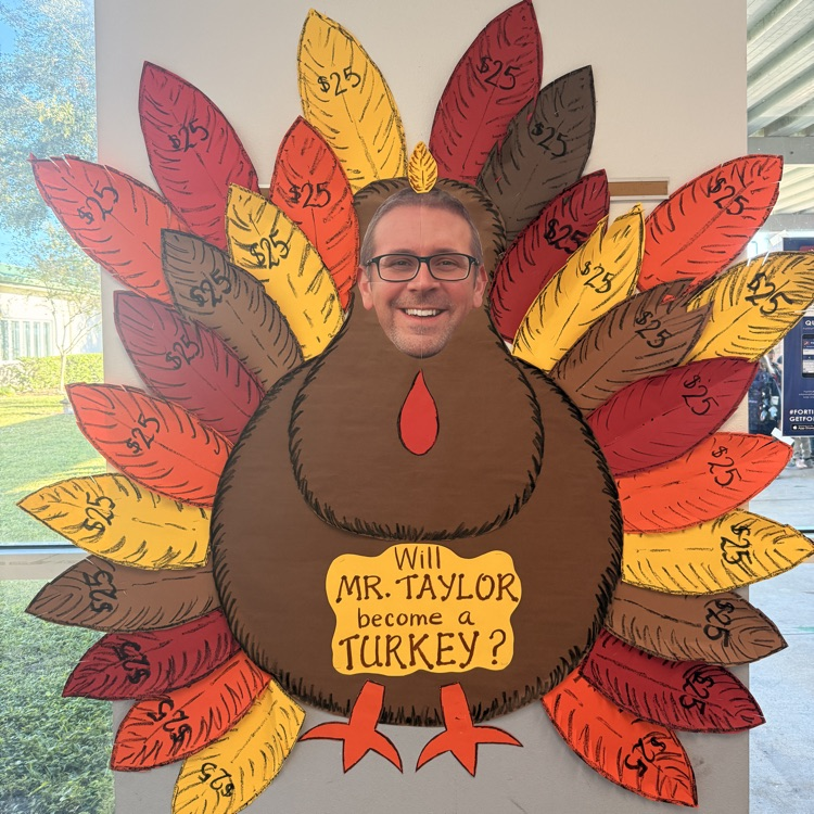 Taylor as a turkey
