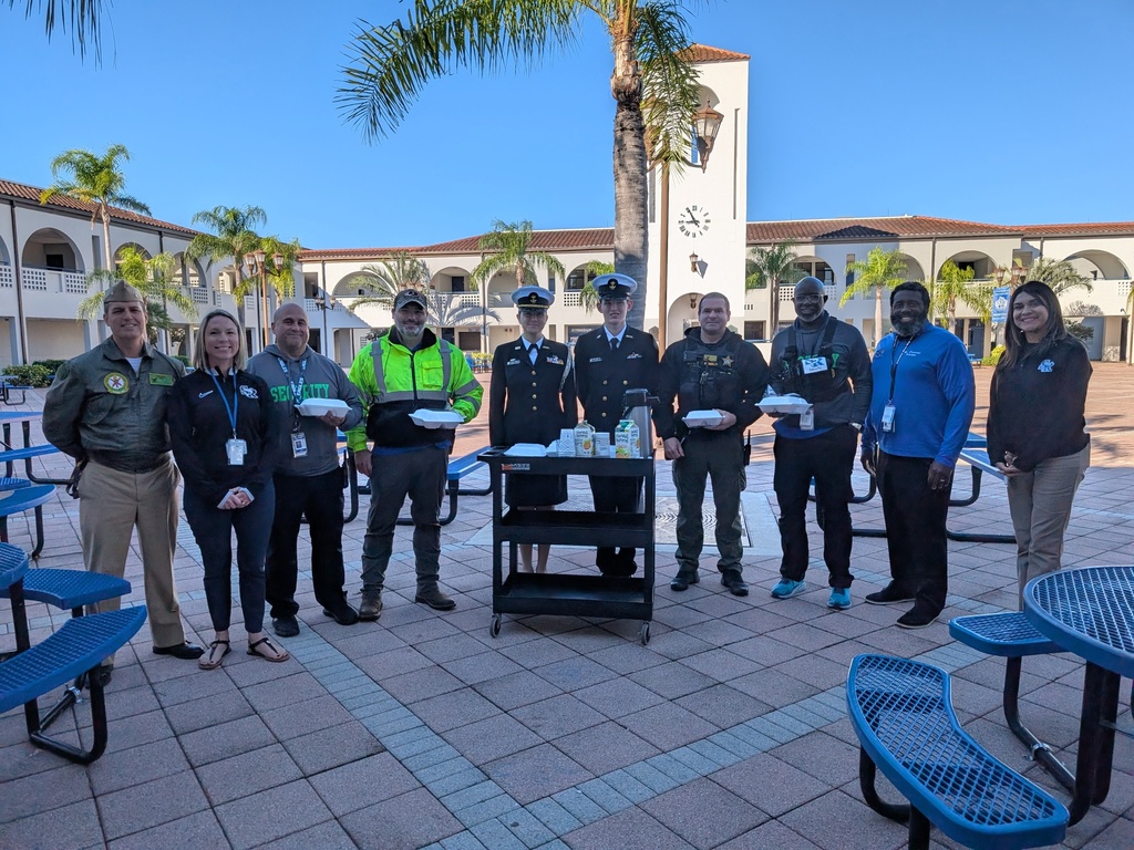 NJROTC Cadets delivering breakfast to our Veterans.