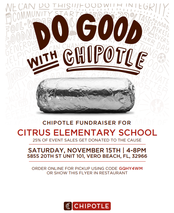 Chipotle flyer