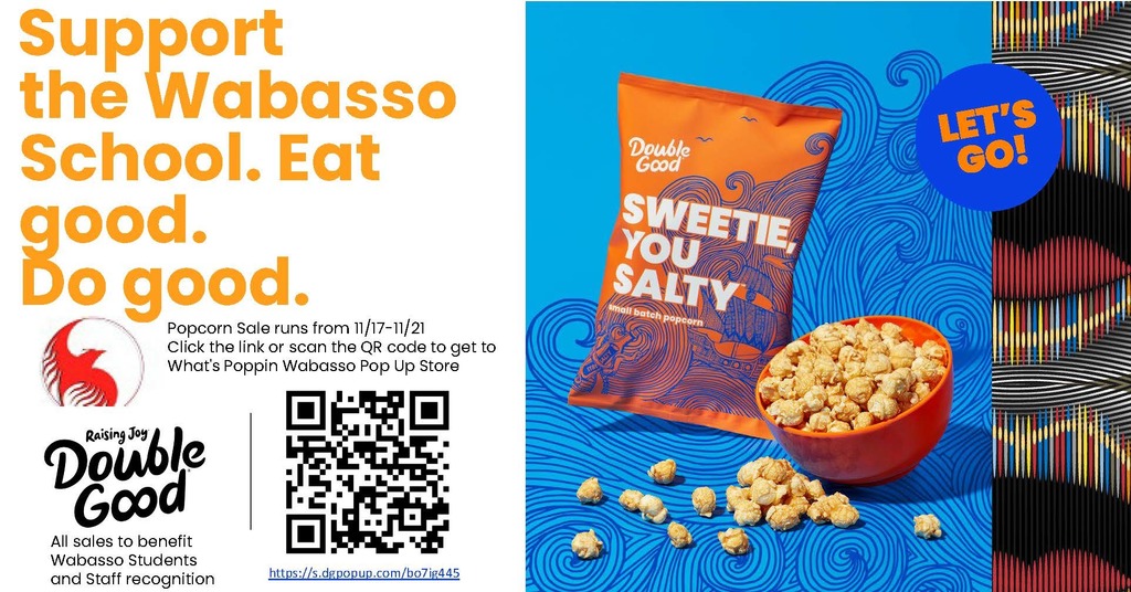 popcorn fundraiser event flyer