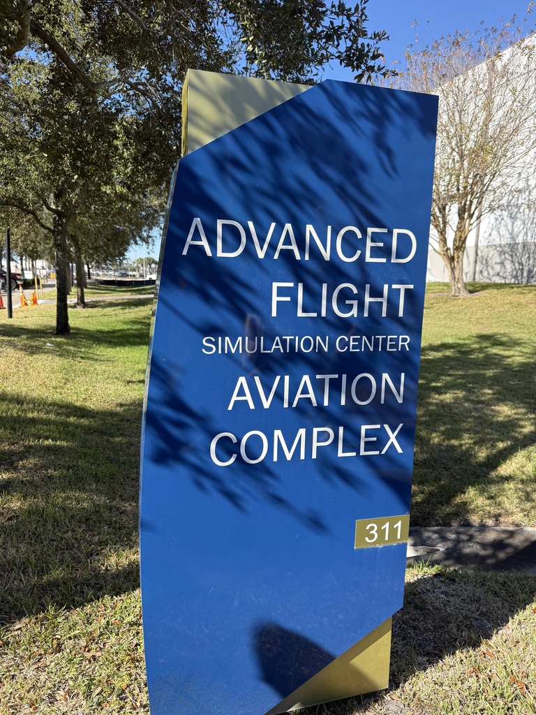 Students touring Embry Riddle