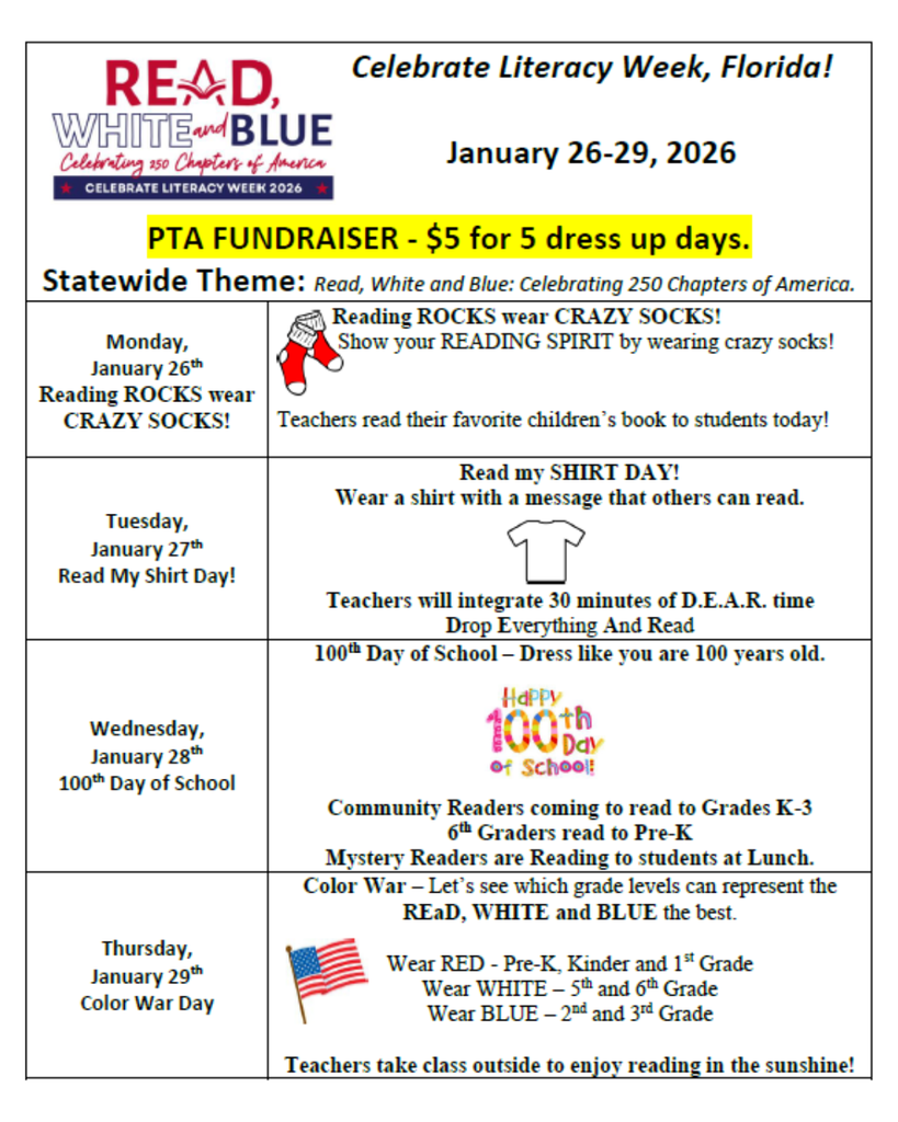 Literacy Week English