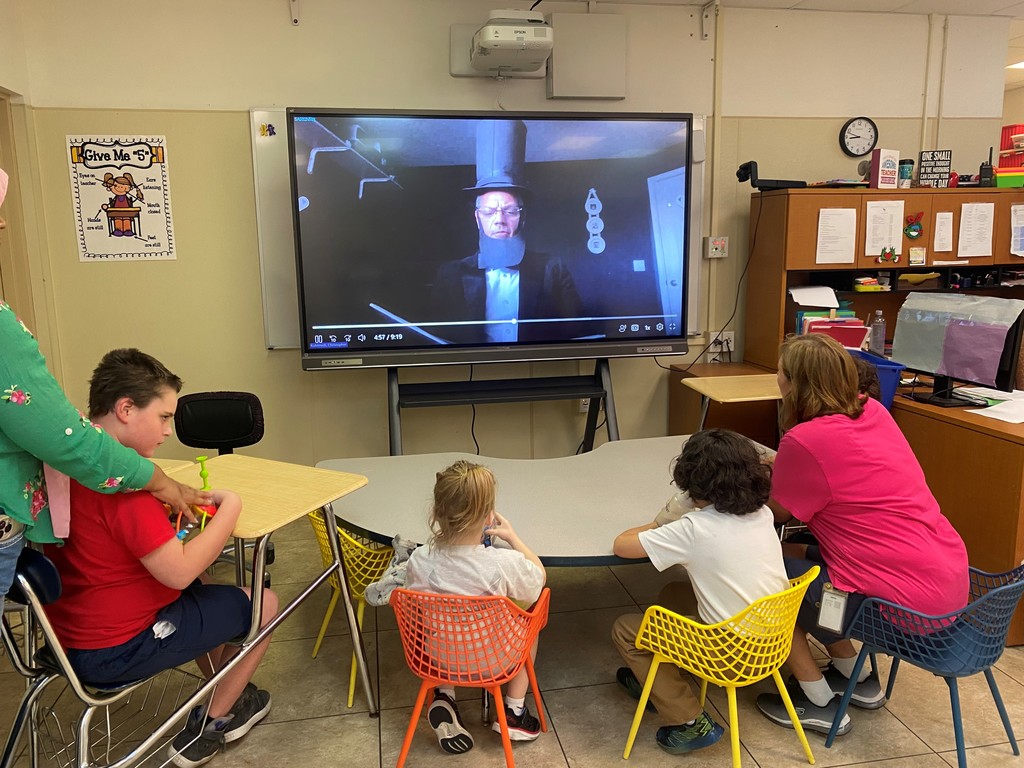 Students read aloud book