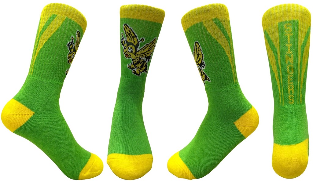 YELLOW & GREEN SOCKS
