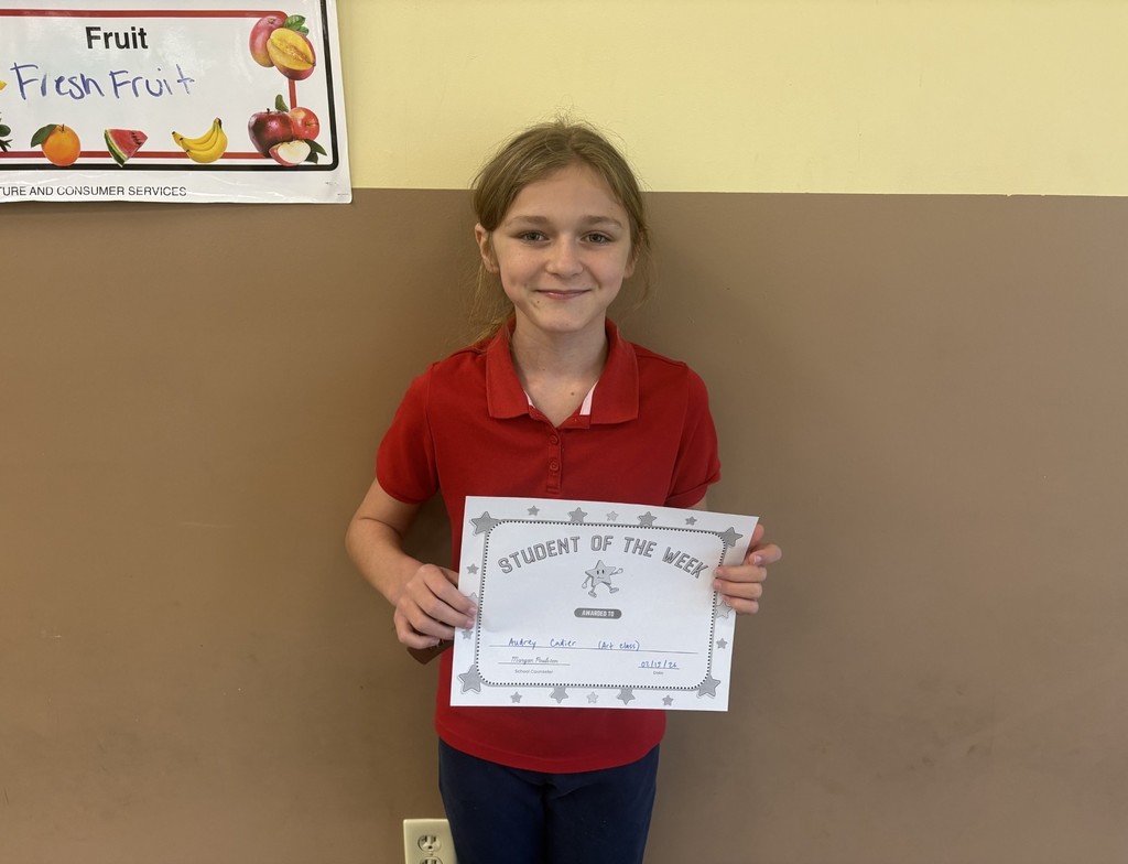 PBIS Student of the Week
