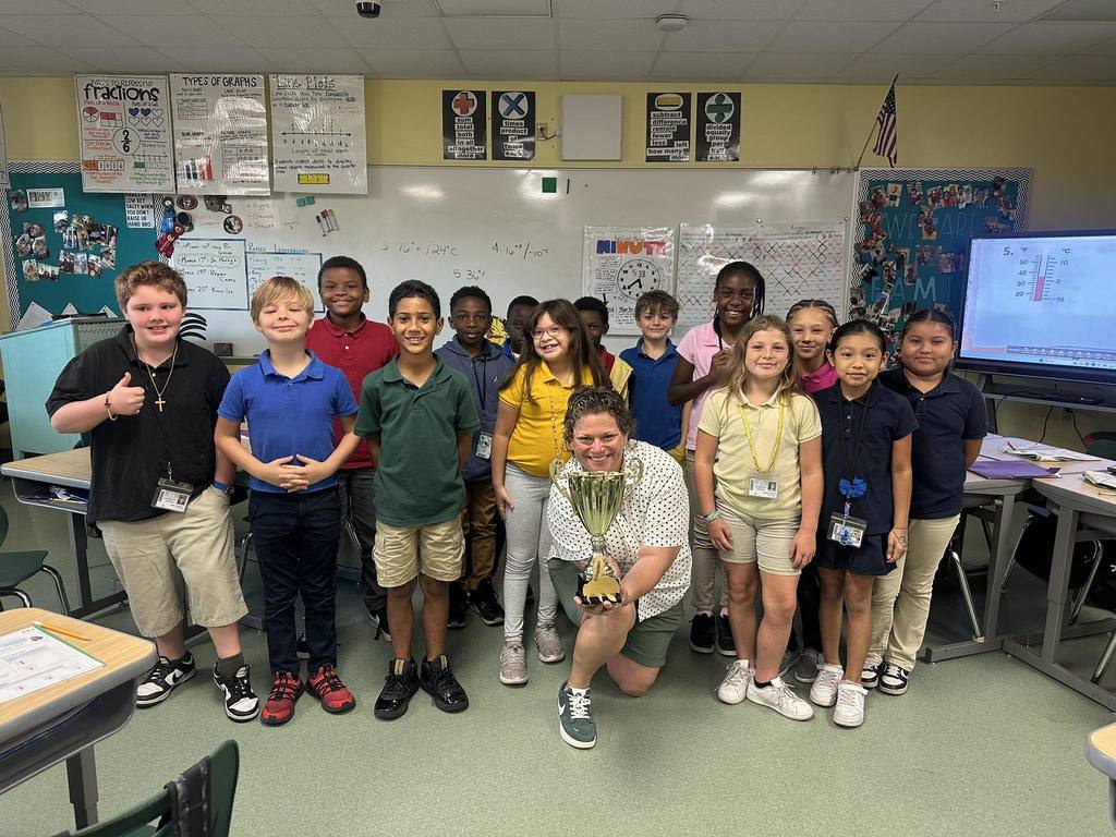 3rd Grade Attendance Challenge Winners!