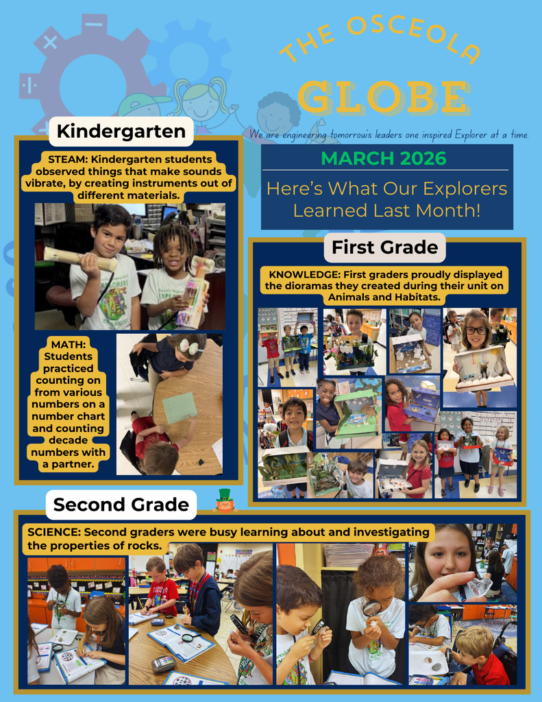 Check out our March Osceola Globe!