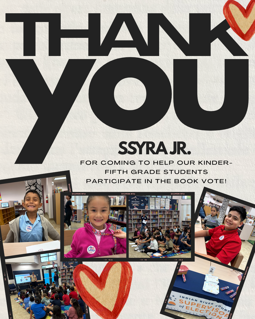 Thank you Supervisor of Elections