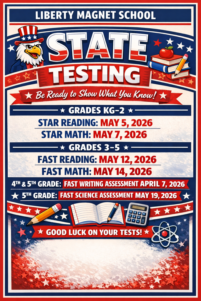 state testing dates