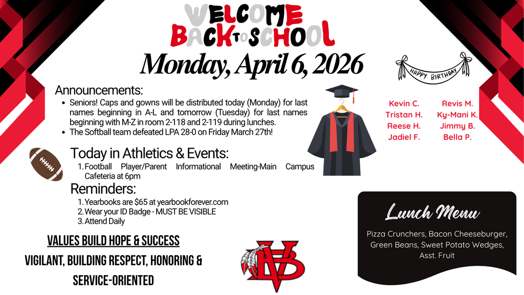 Today's announcements