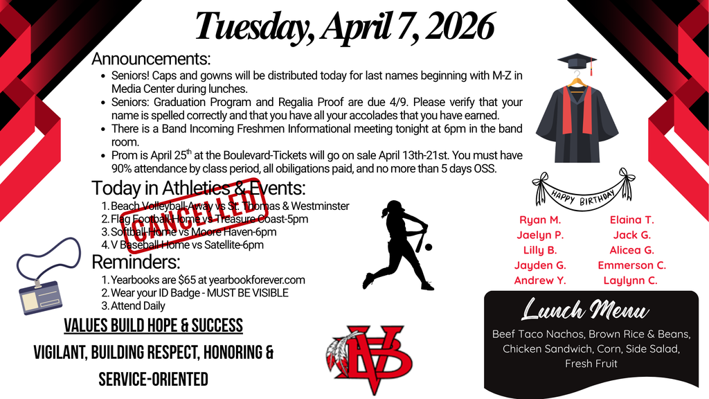 Today's announcements